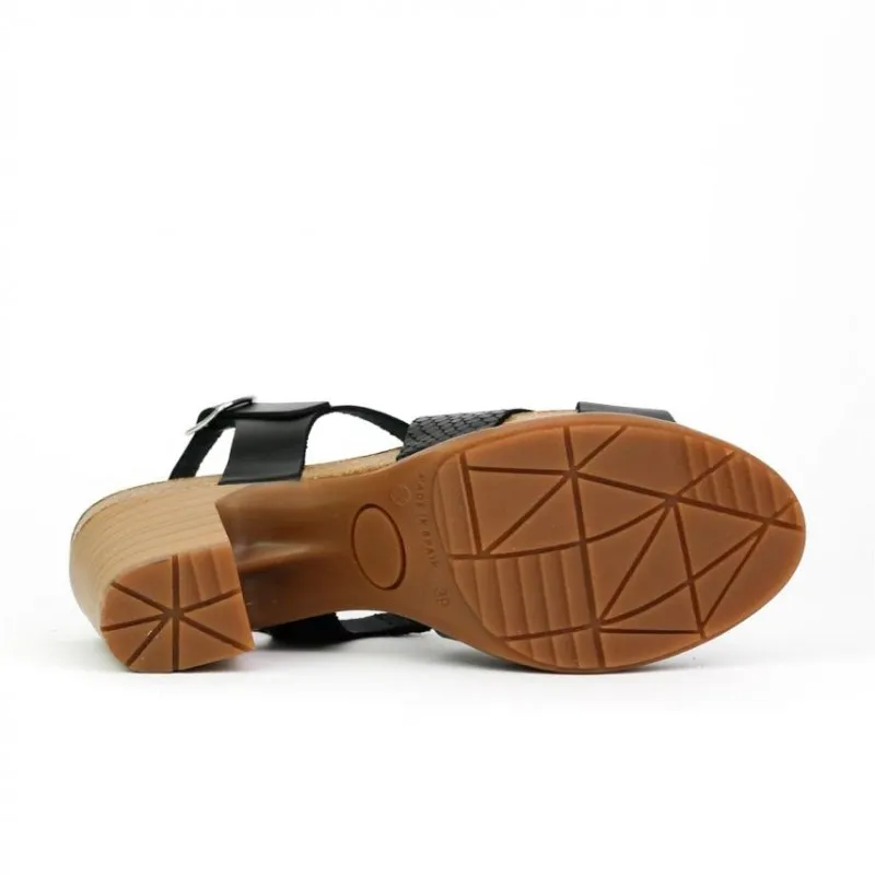 SANDALIAS DE MUJER BONAVENTURE K256NEGRO