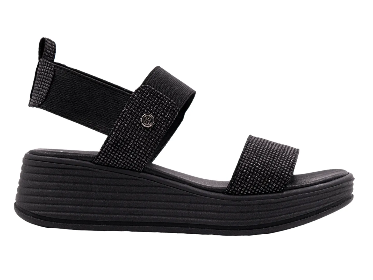Sandalias Hispana 12907 Negro Para Mujer
