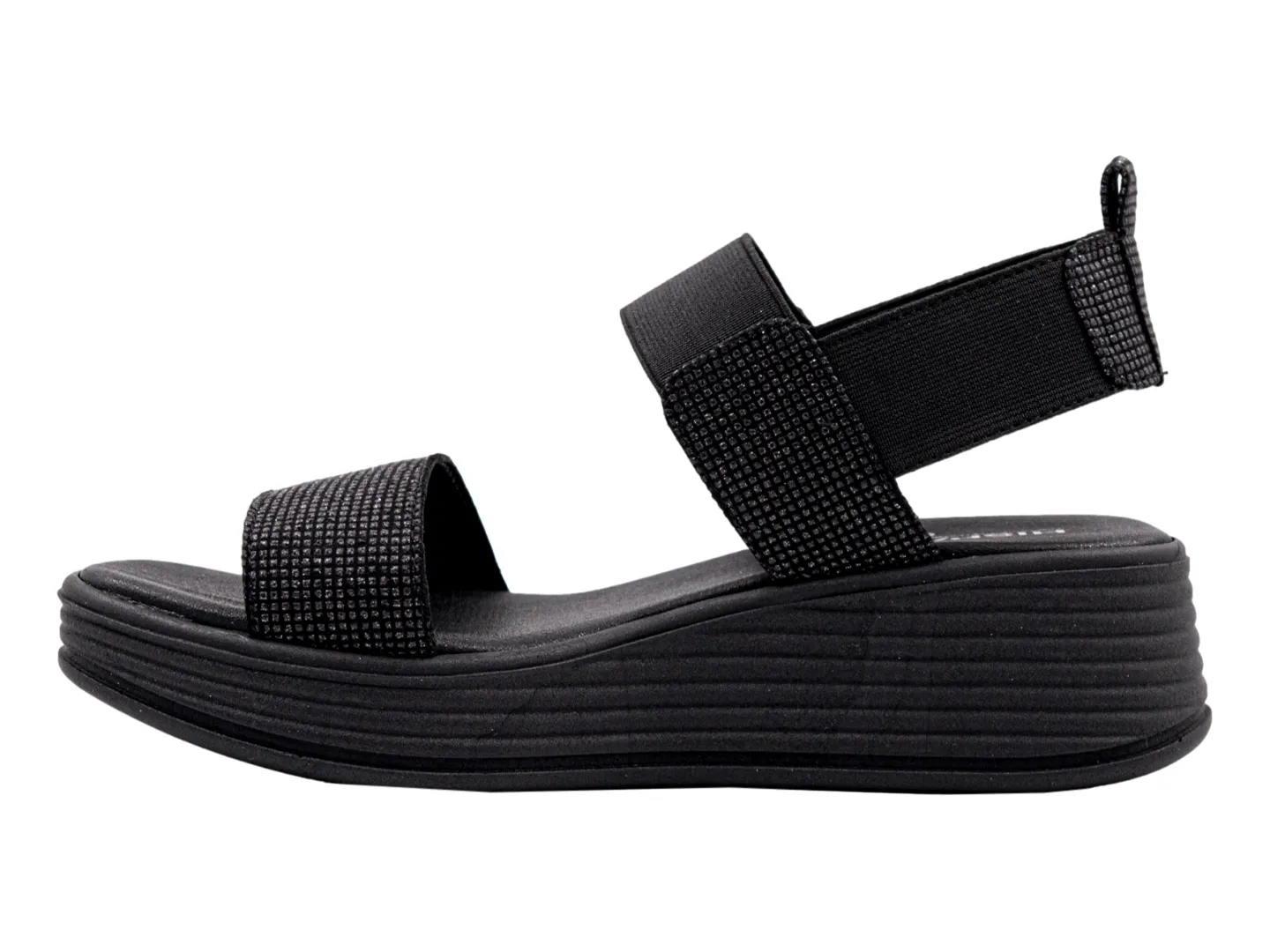 Sandalias Hispana 12907 Negro Para Mujer