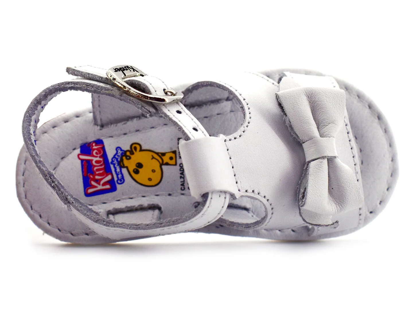 Sandalias Kinder 4309 Blanco Para Bebe