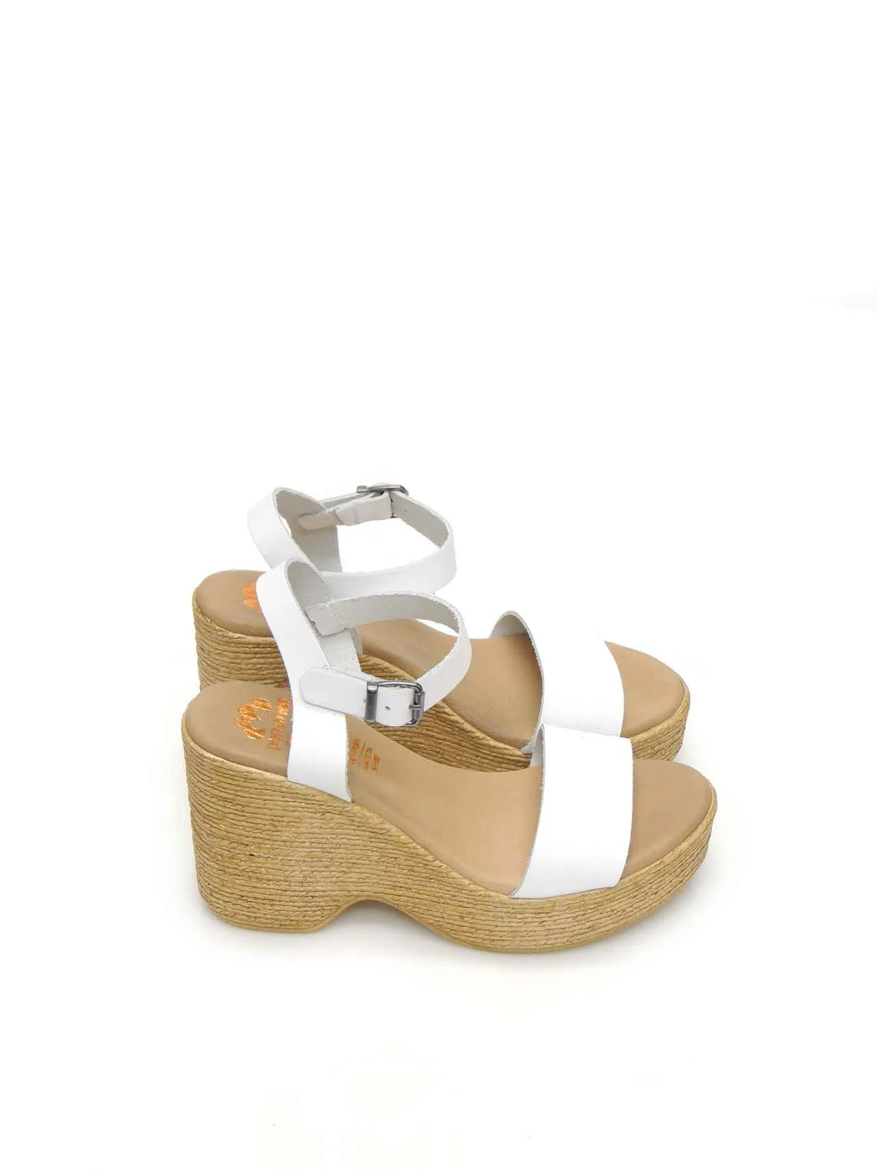 SANDALIAS PLATAFORMA PORRONET 2992014 PIEL BLANCO