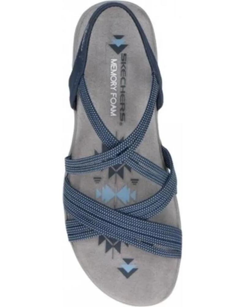 Sandalias SKECHERS  de Mujer SANDALIAS PLANAS 163117 MARINO  AZUL
