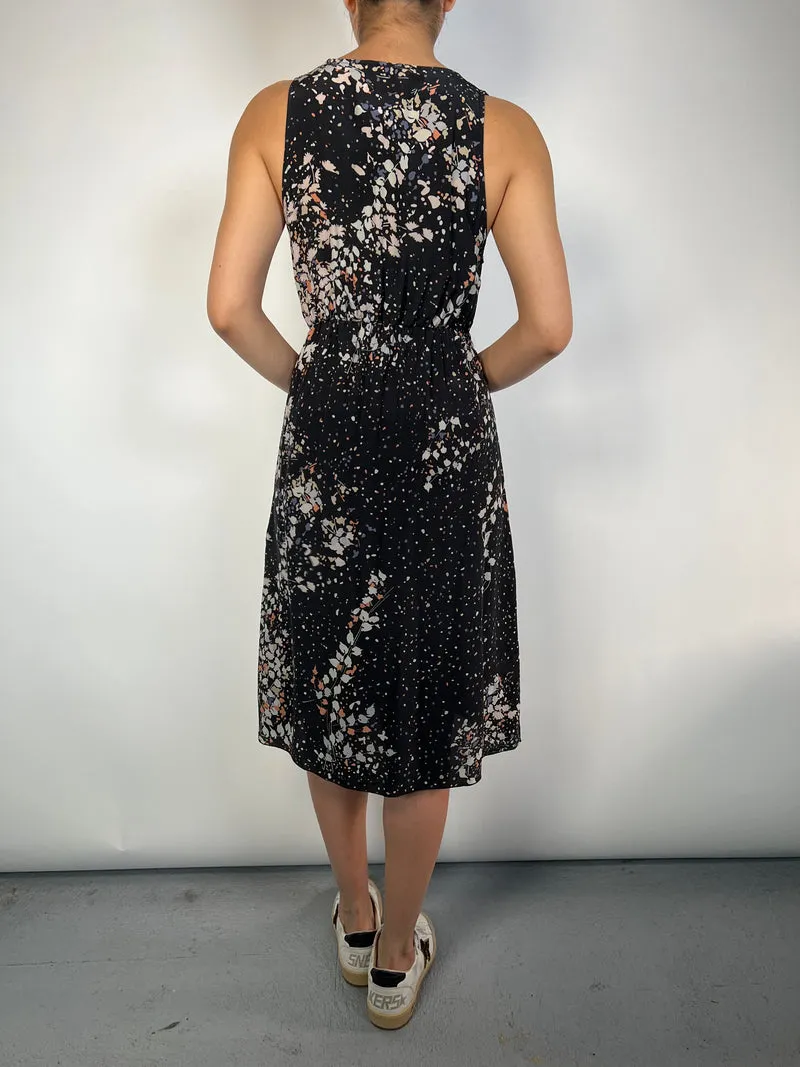 SANDRO Vestido Seda