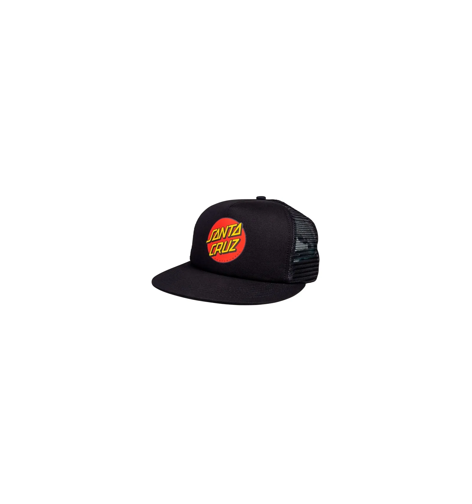 SANTA CRUZ CLASSIC DOT MESH CAP BLACK/BLACK