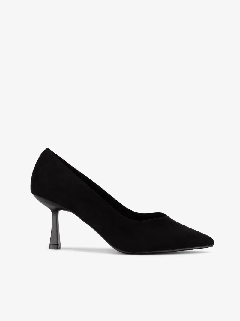 SAPATO PUMP DE SALTO COM FORMA PONTIAGUDA