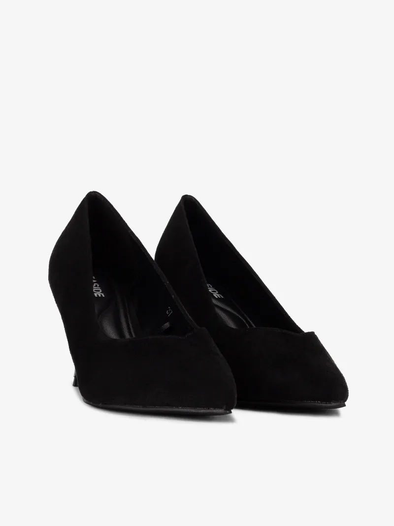 SAPATO PUMP DE SALTO COM FORMA PONTIAGUDA