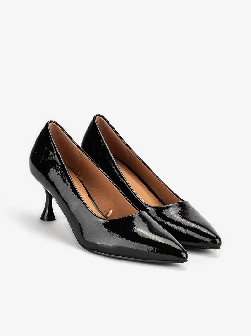SAPATO PUMP DE SALTO KITTEN COM BIQUEIRA PONTIAGUDA