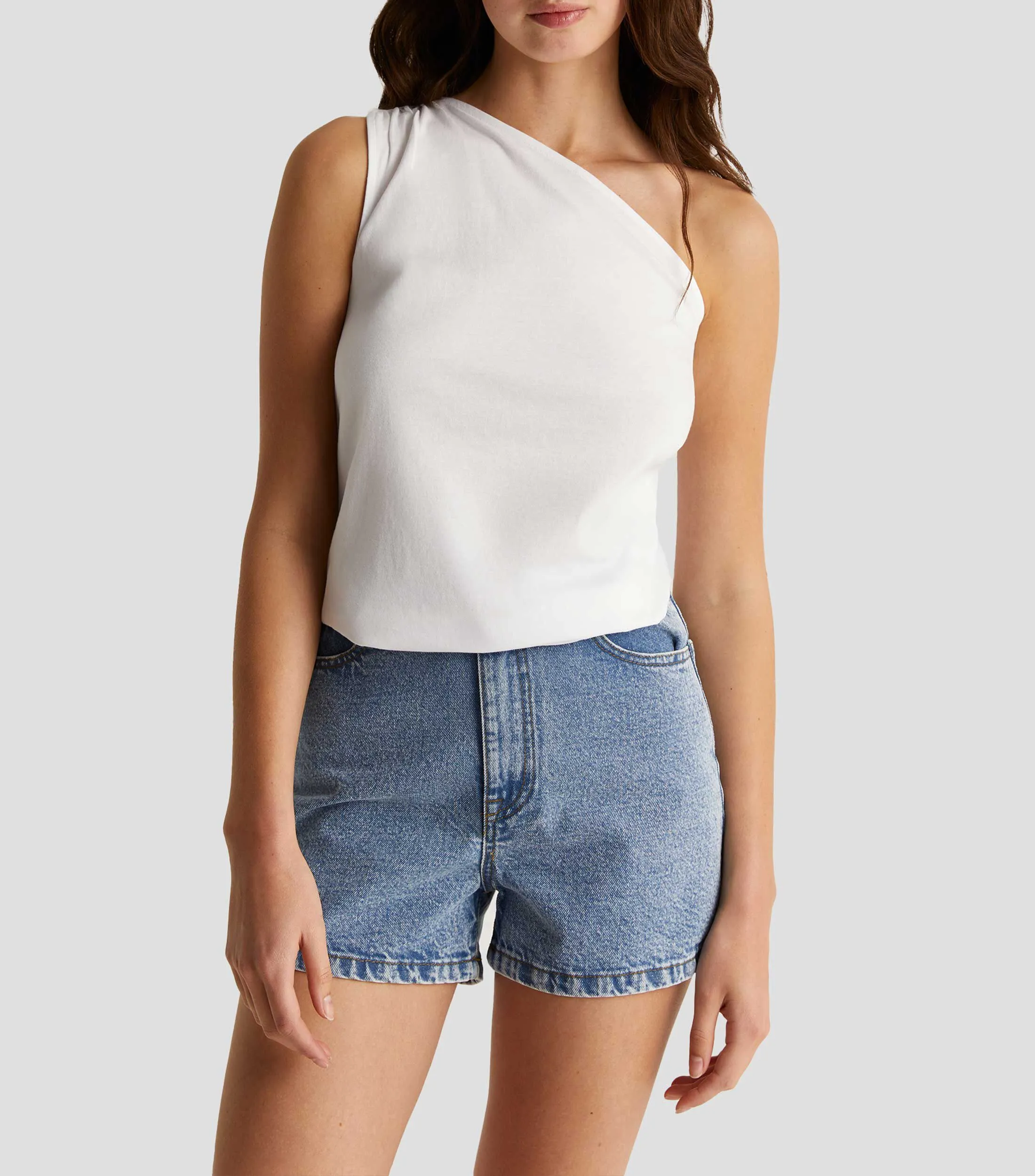 Scalpers Blusa sin mangas lisa Mujer