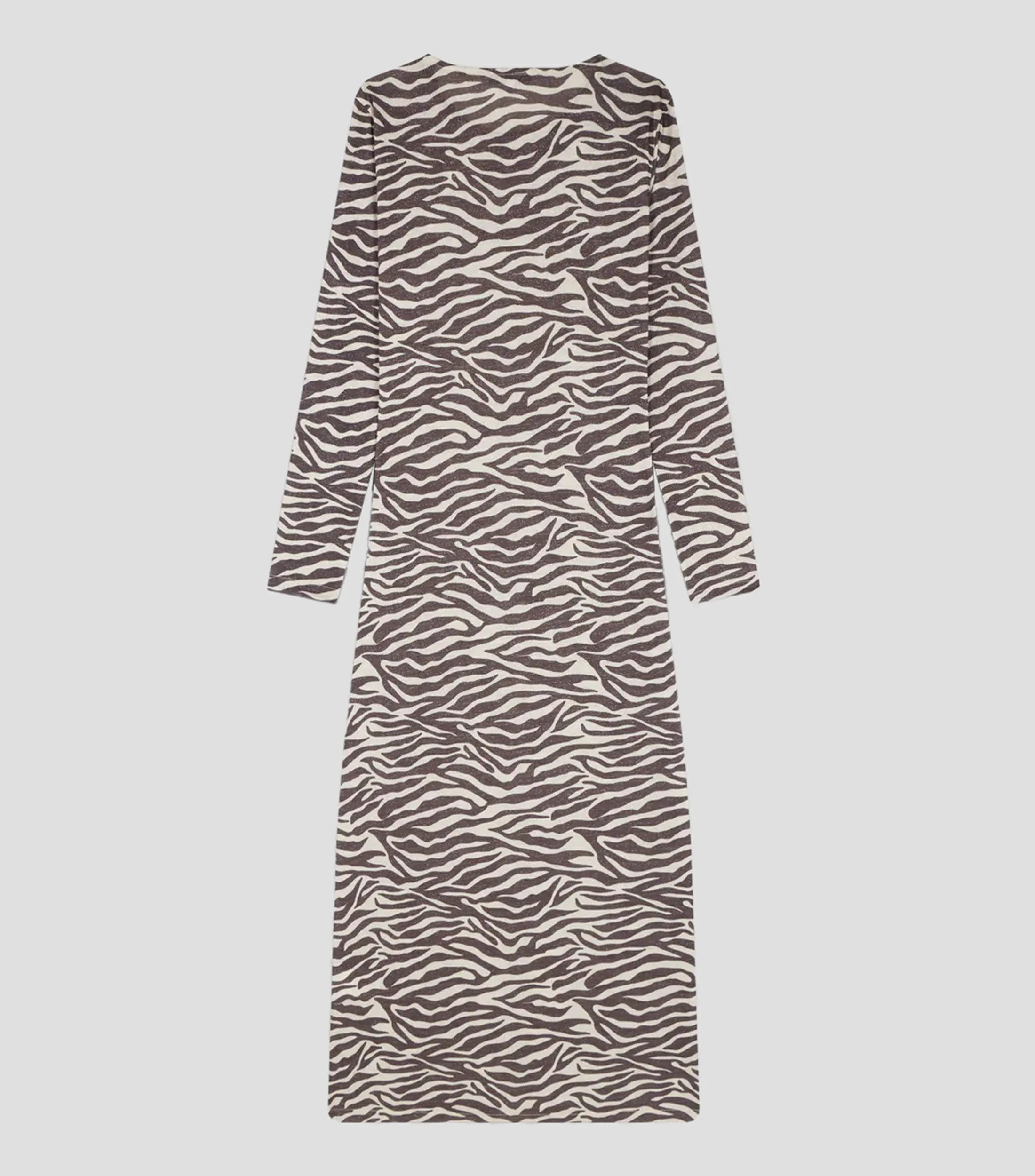 Scalpers Vestido largo manga larga estampado Mujer