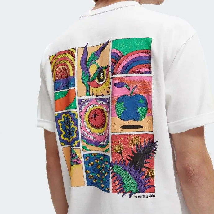 SCOTCH & SODA Camiseta Scotch Soda Blanca