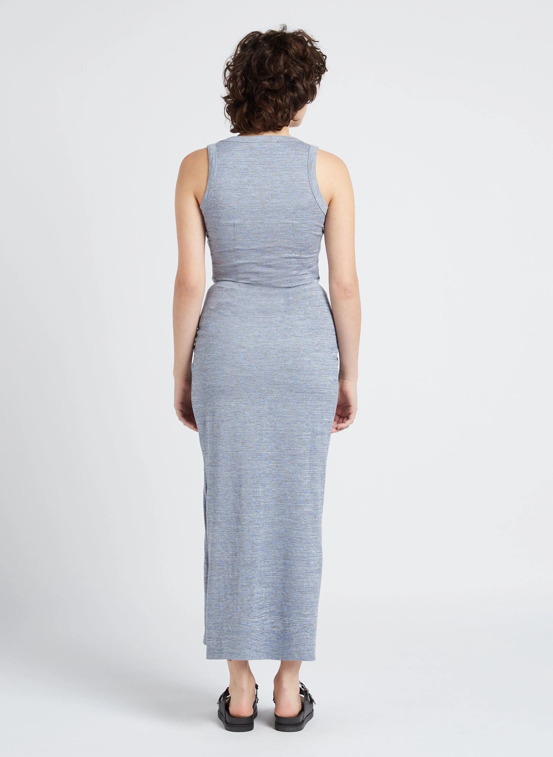 SERAPHINE LUISANA  VESTIDO PREMAMá DE ALGODóN ELáSTICO EN GRIS