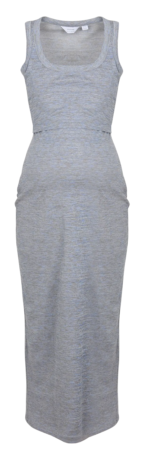 SERAPHINE LUISANA  VESTIDO PREMAMá DE ALGODóN ELáSTICO EN GRIS