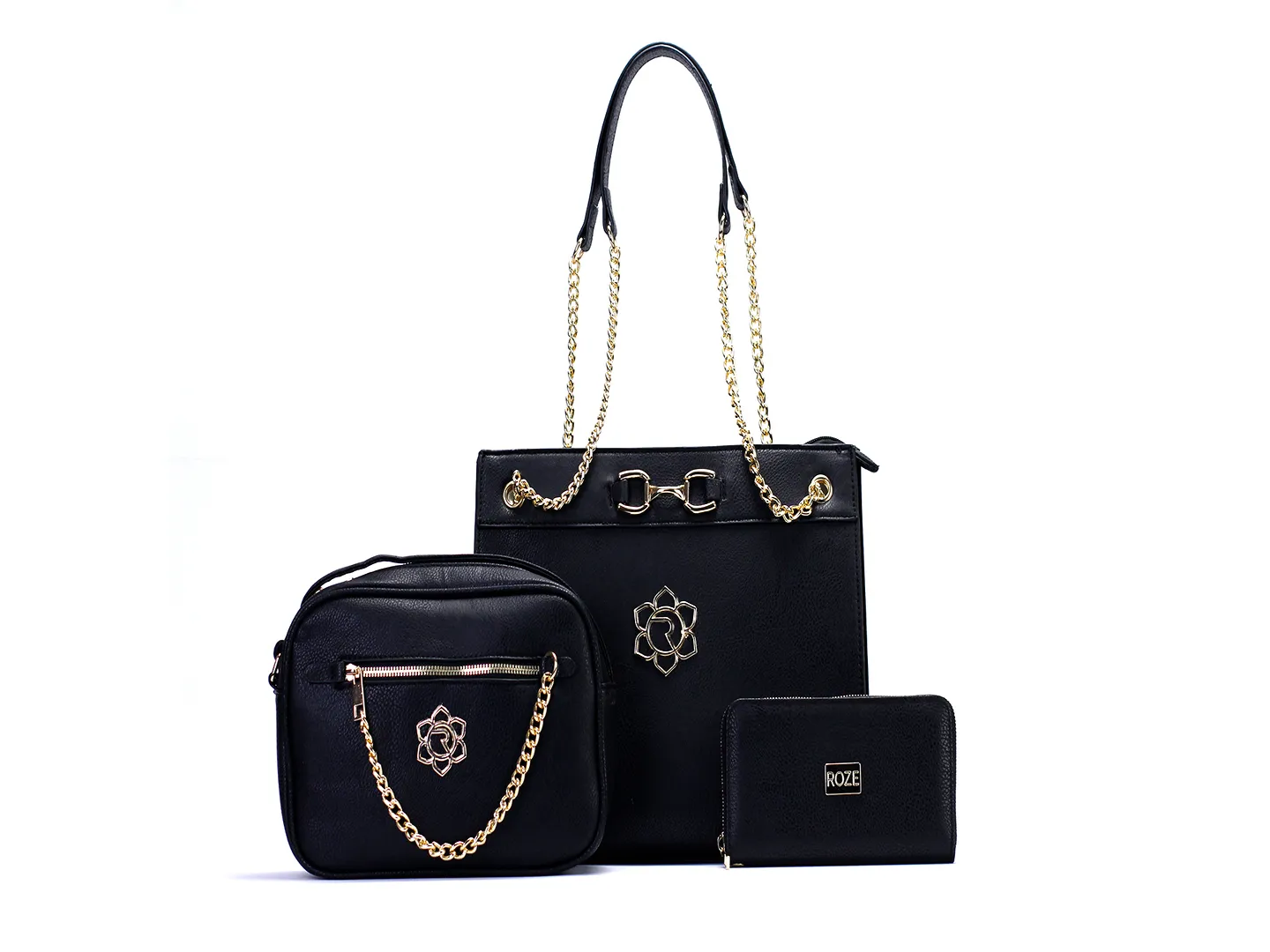 Set Bolsas Roze 22510 Color Negro
