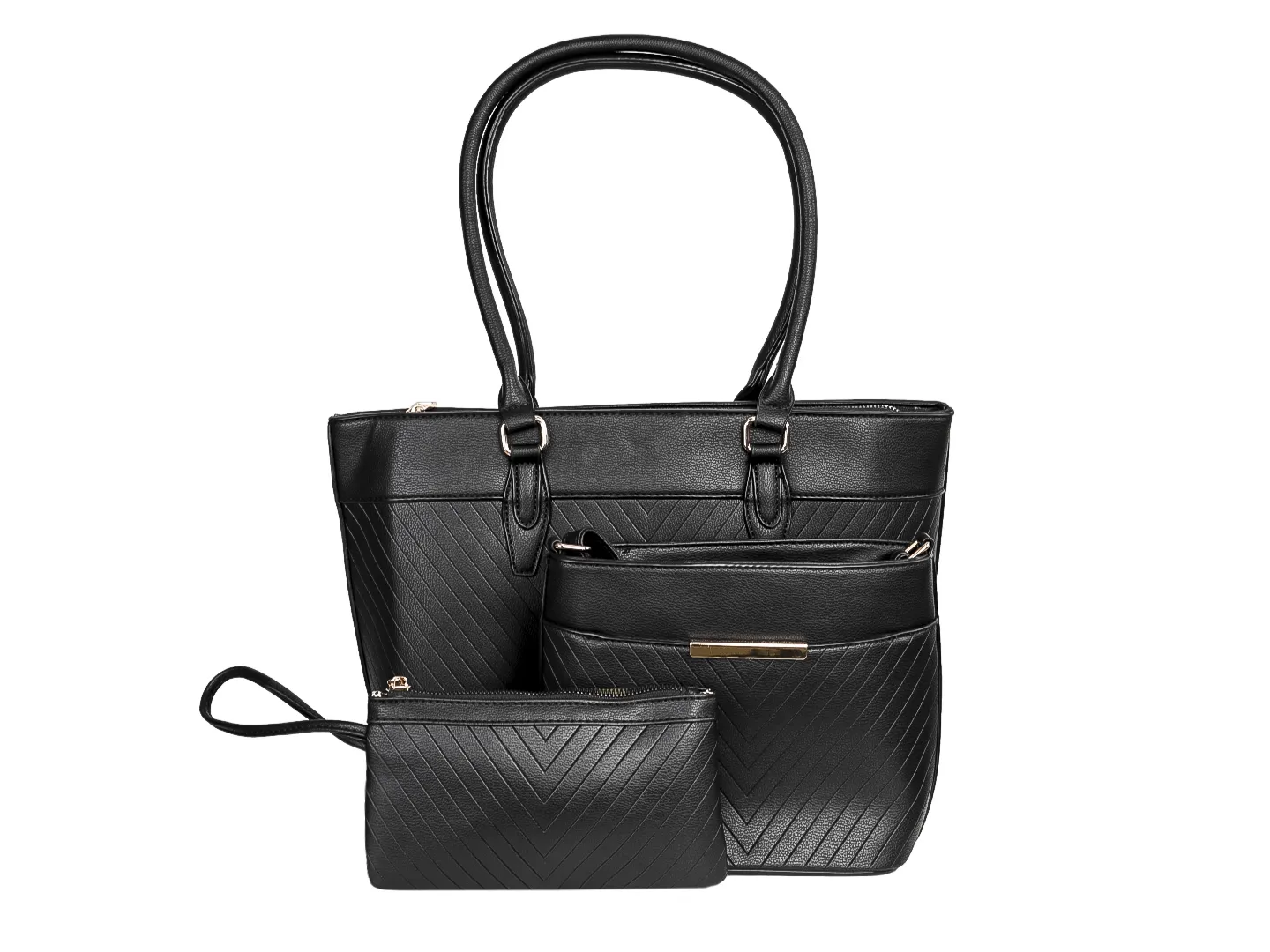 Set Bolsas Roze 30507 Color Negro