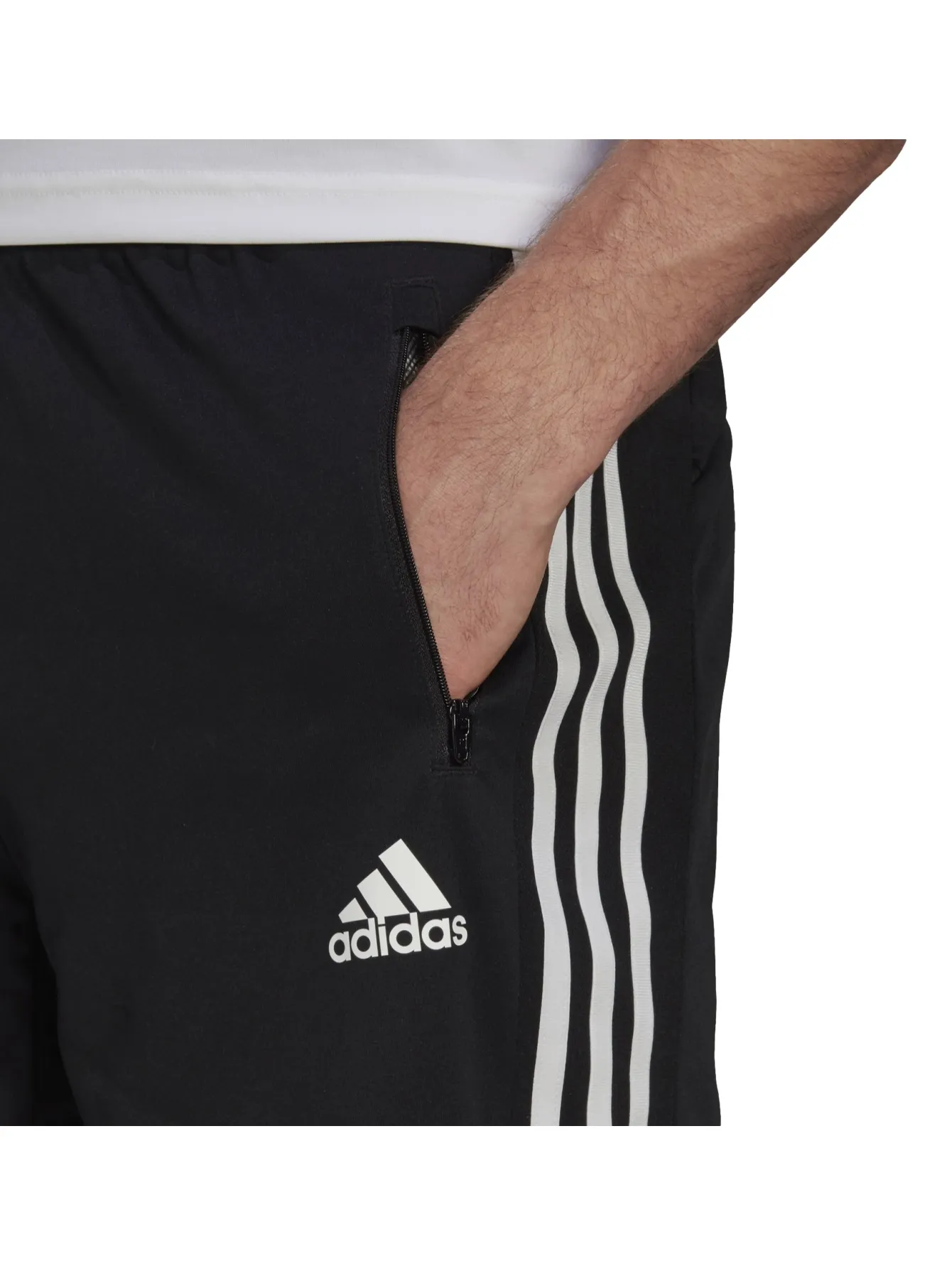 Short Adidas Aeroready 3 Franjas Para Hombre