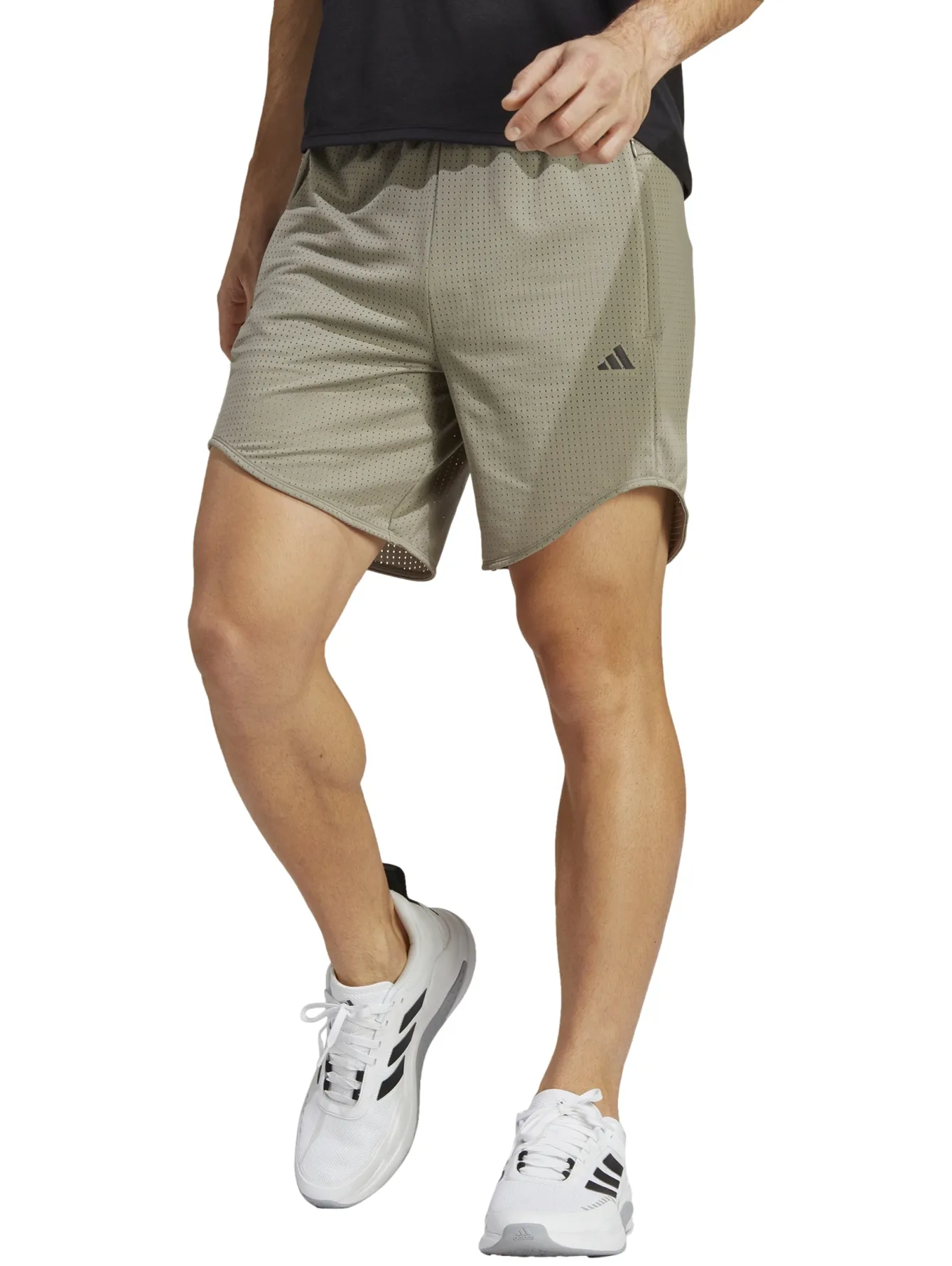 Short Adidas Hiit Mesh Gris Para Hombre