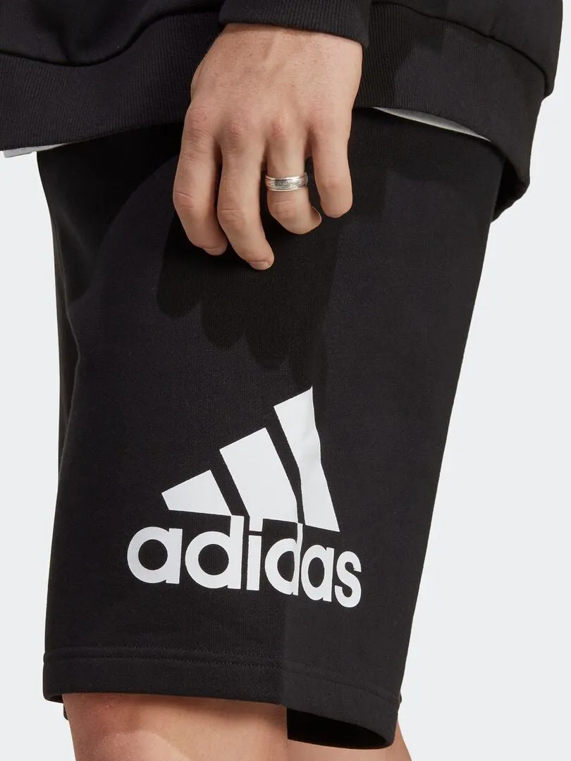 SHORT 'ADIDAS' CON LOGO  NEGRO