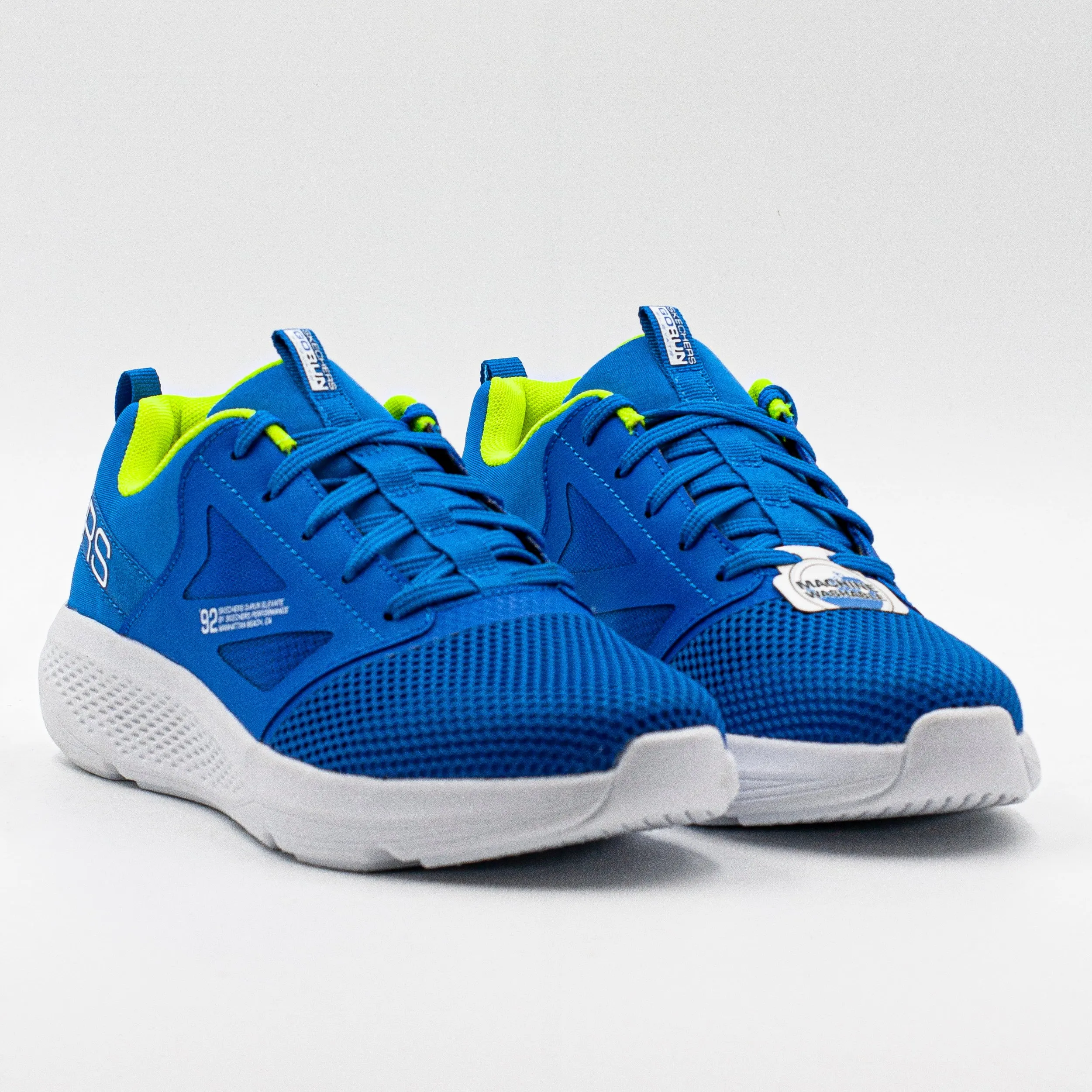 SKECHERS GORUN ELEVATE AZUL BLANCO