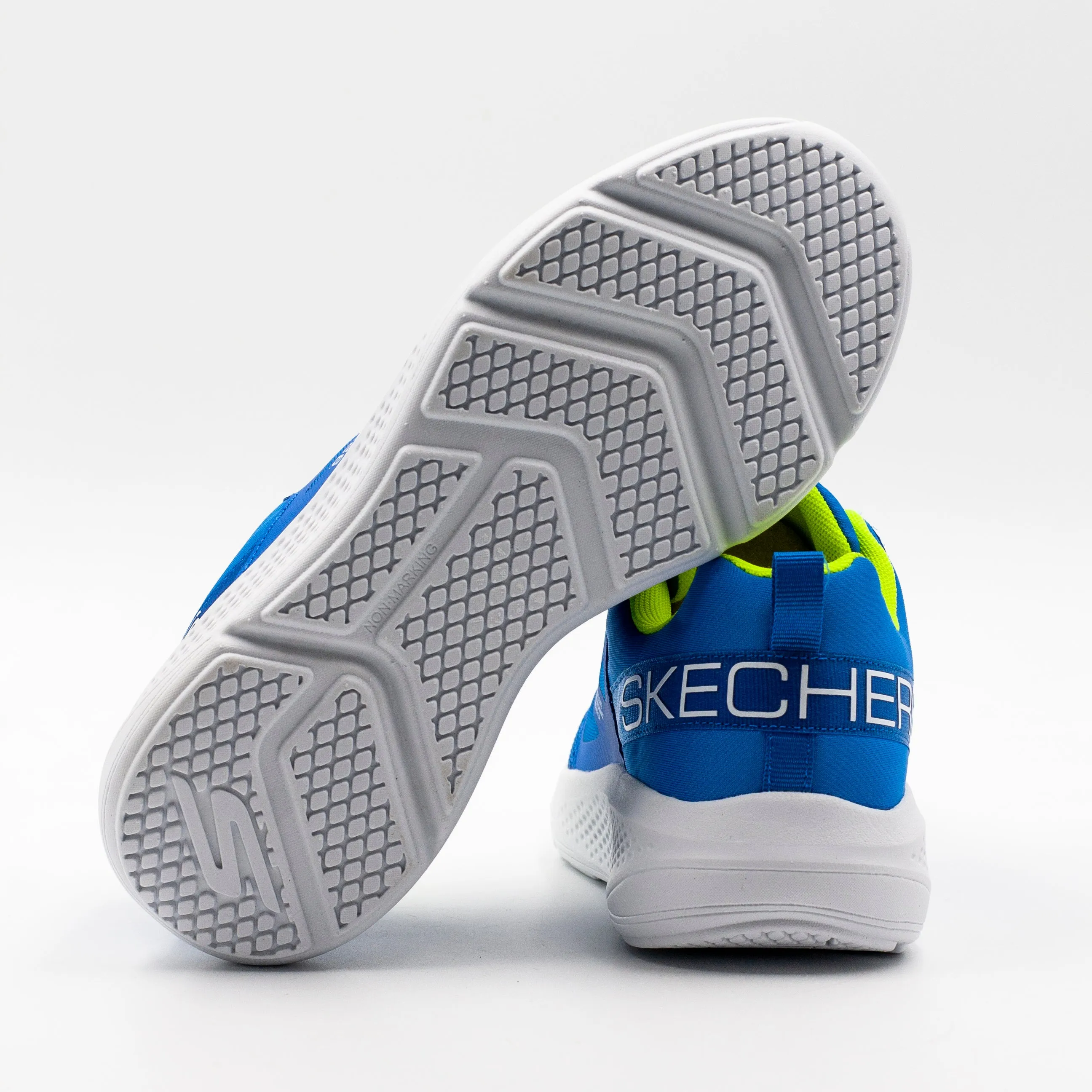 SKECHERS GORUN ELEVATE AZUL BLANCO