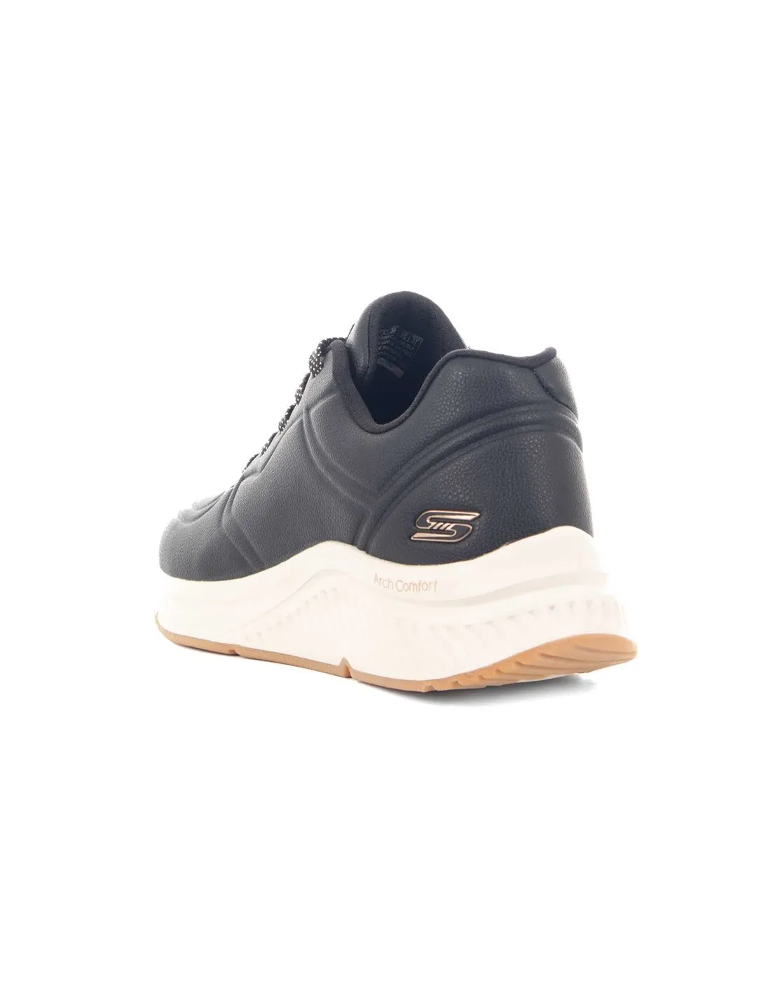 SKECHERS  ZAPATILLAS NEGRAS BOBS ARCH COMFORT B SWEET A BIND 117560 MUJER