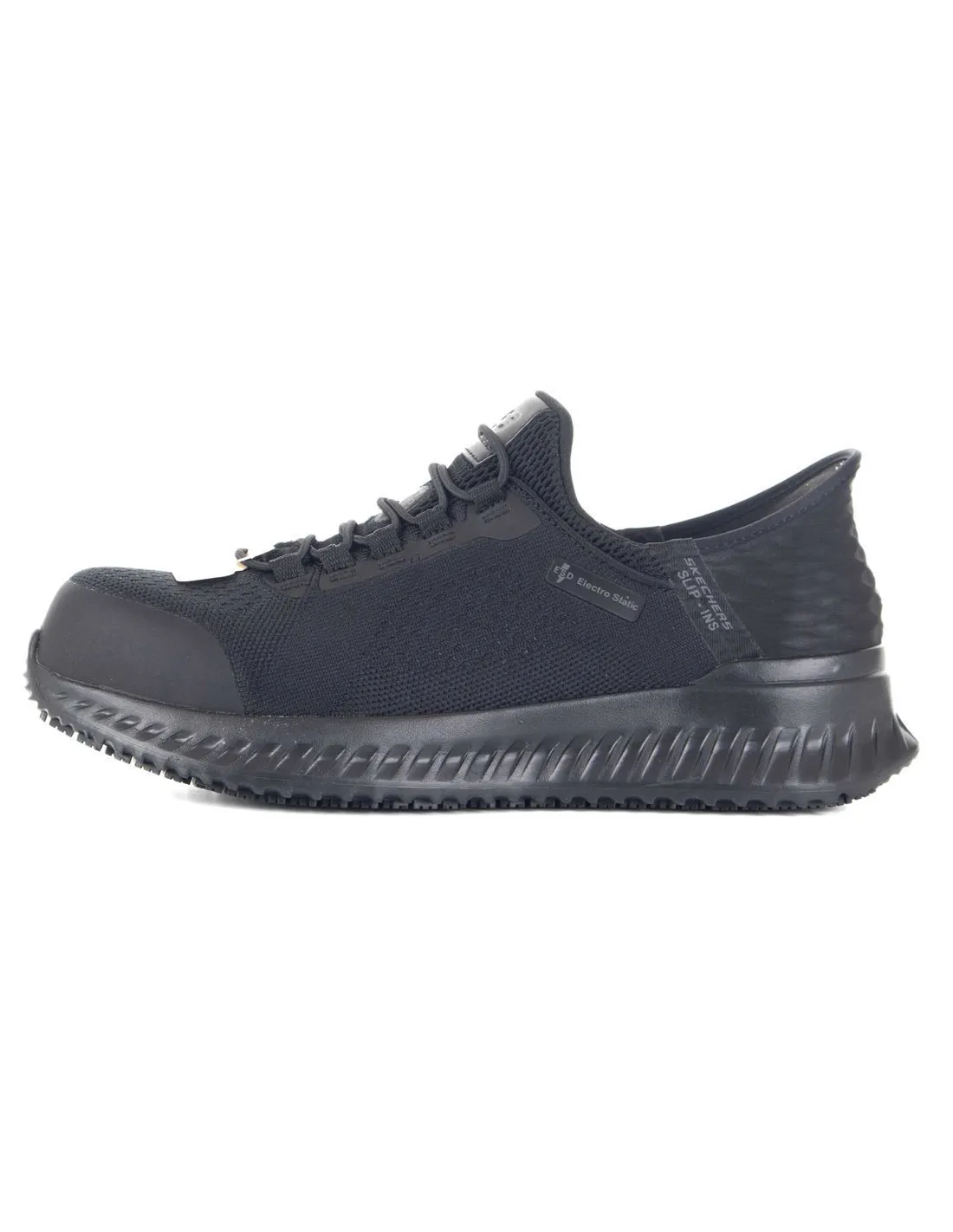 SKECHERS  ZAPATILLAS NEGRAS TILIDO FLETCHIT 200206EC SKECHERS WORK HOMBRE