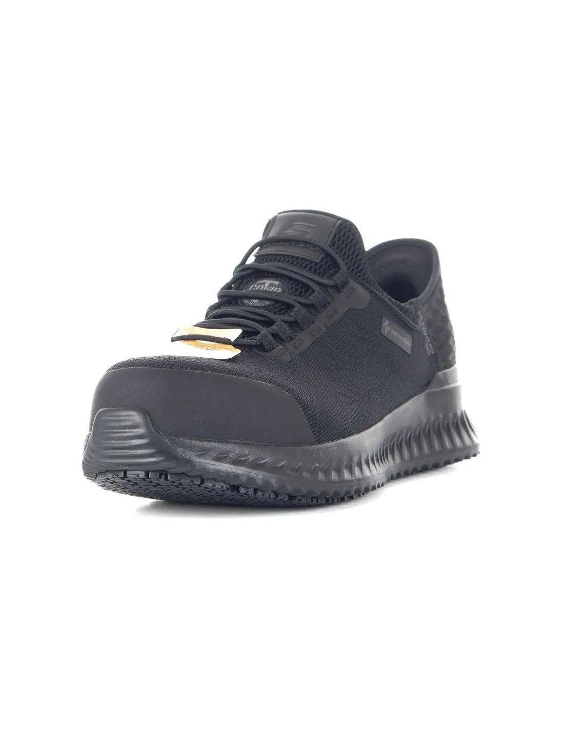 SKECHERS  ZAPATILLAS NEGRAS TILIDO FLETCHIT 200206EC SKECHERS WORK HOMBRE