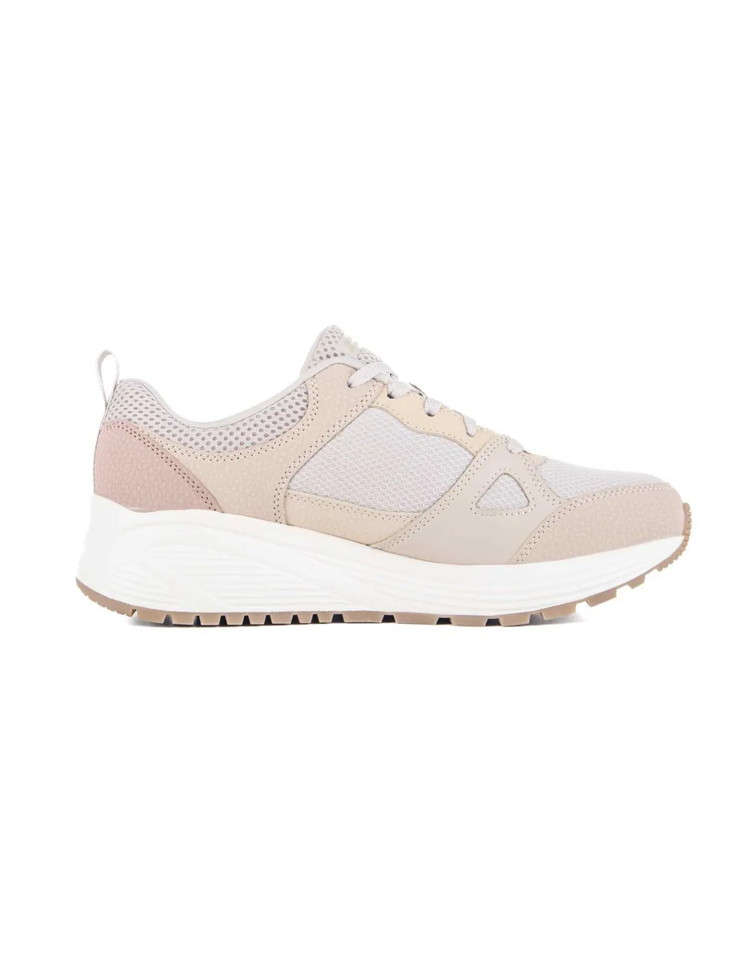 SKECHERS  ZAPATILLAS TAUPE BOBS SPARROW 2.0 RETRO CLEAN 117268/TPMT MUJER