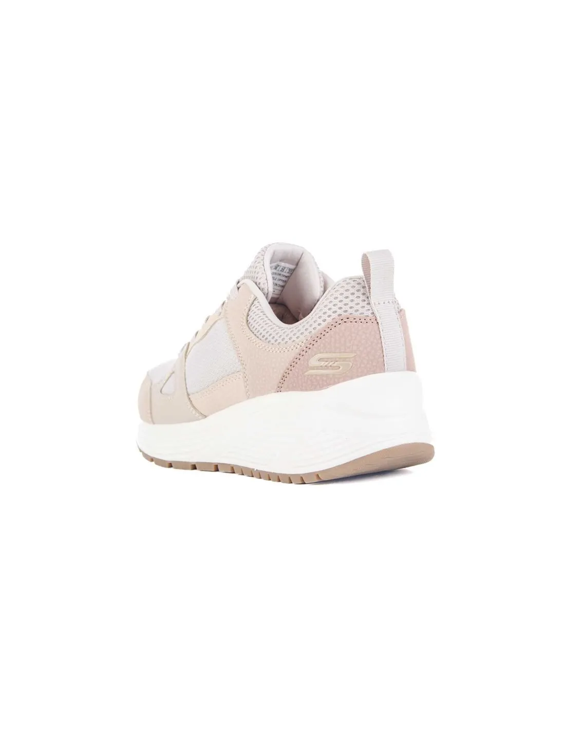 SKECHERS  ZAPATILLAS TAUPE BOBS SPARROW 2.0 RETRO CLEAN 117268/TPMT MUJER