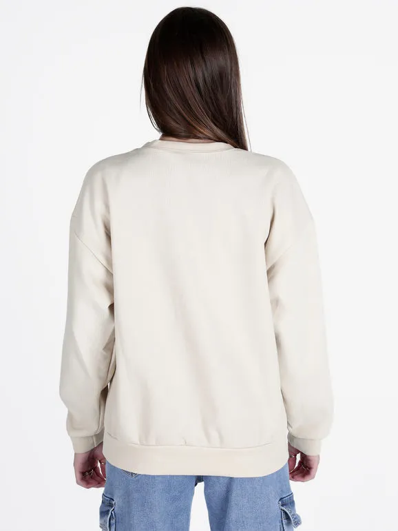 Solada Sudadera oversize de mujer con estampado de dibujos