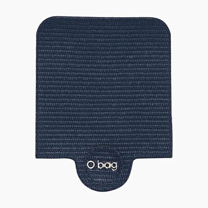 Solapa goffry azul marino O pocket