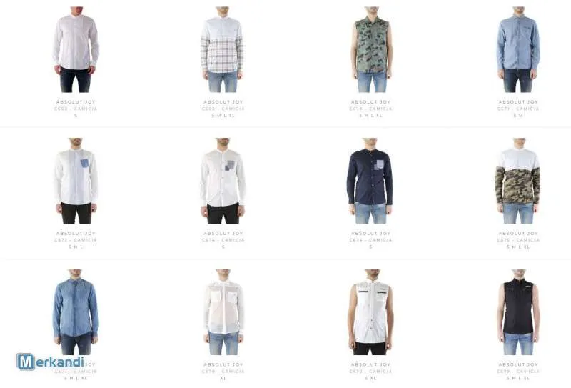 STOCK CAMISAS HOMBRE ABSOLUT JOY S/S