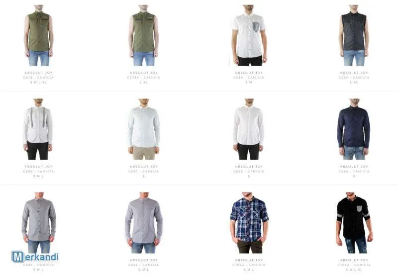 STOCK CAMISAS HOMBRE ABSOLUT JOY S/S