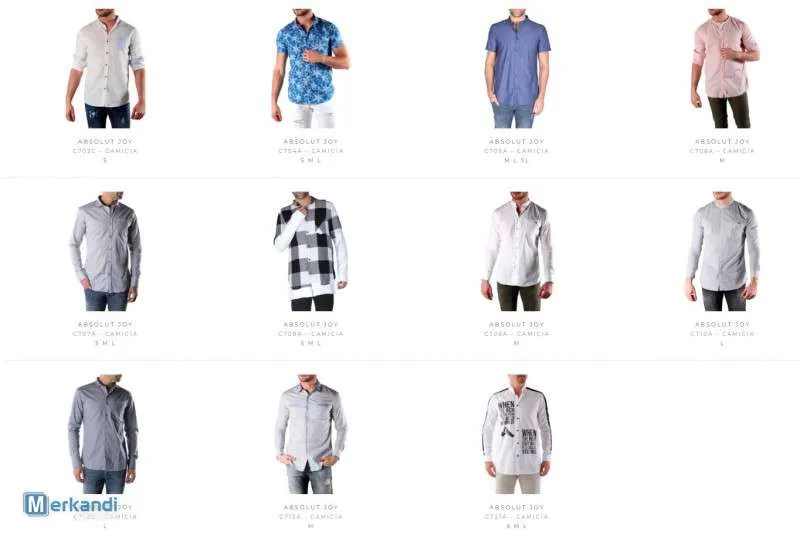 STOCK CAMISAS HOMBRE ABSOLUT JOY S/S