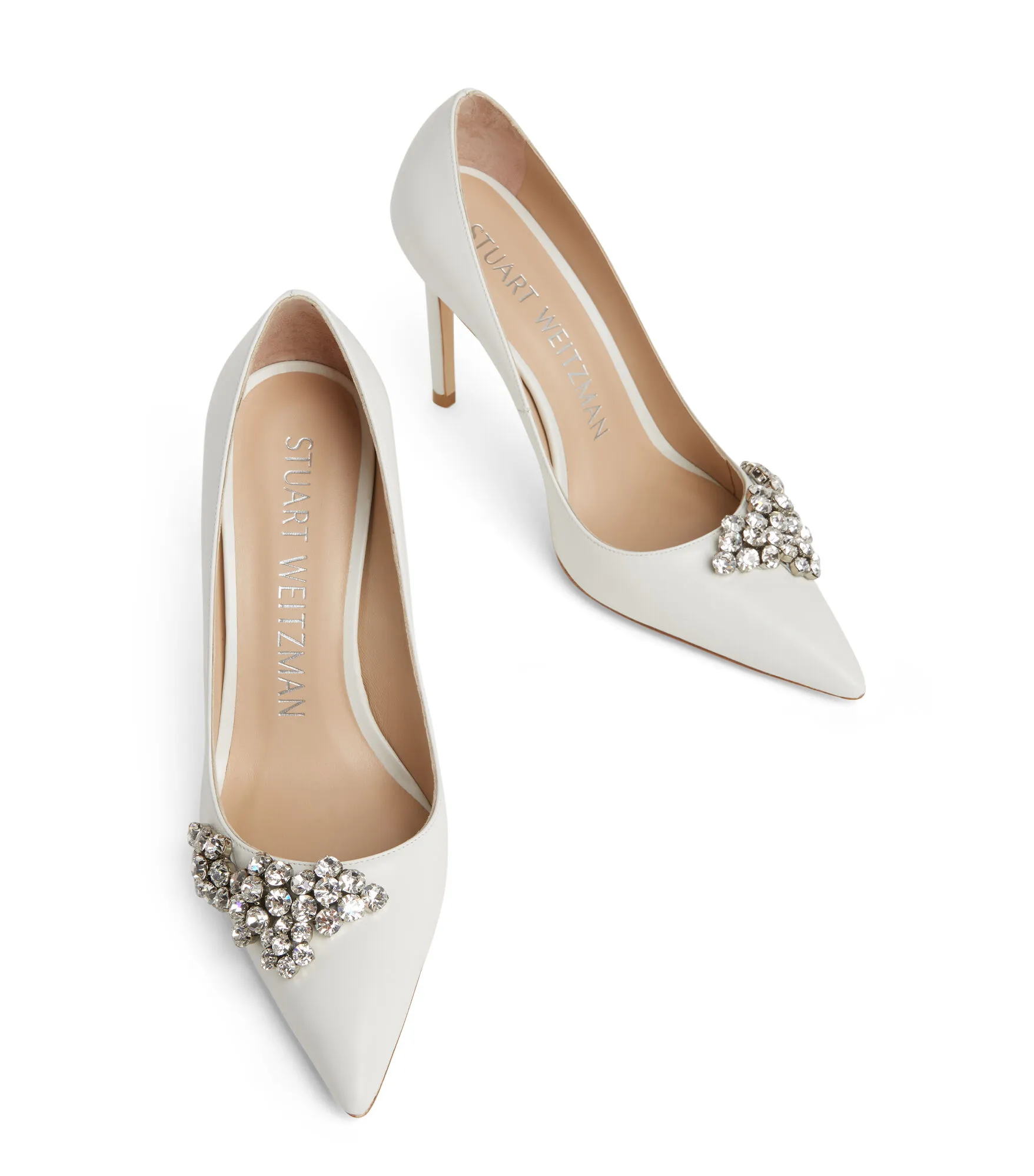STUART CRYSTAL FLEUR 100 PUMP