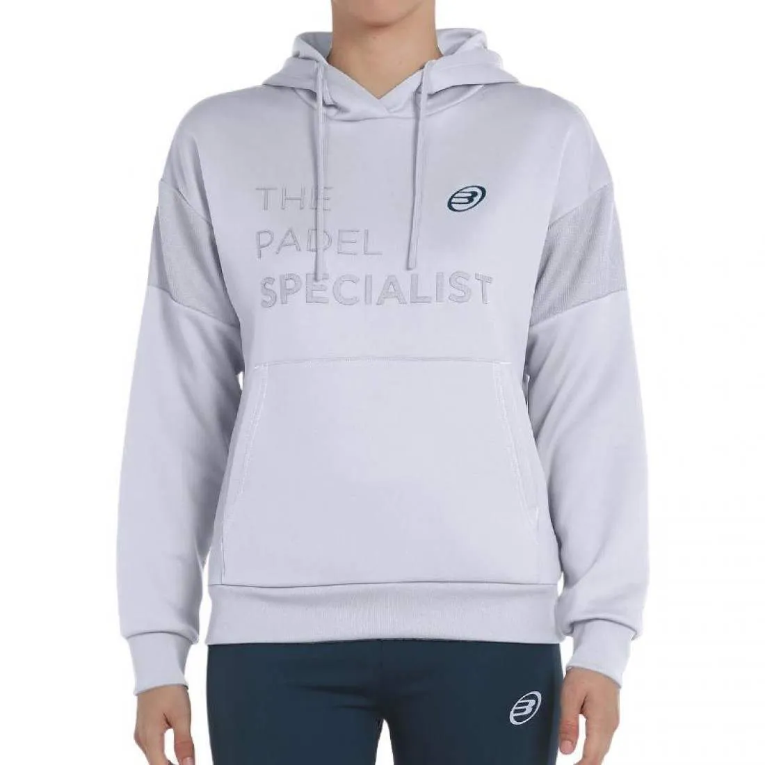 Sudadera Bullpadel Naos Gris Azulado | Bullpadel