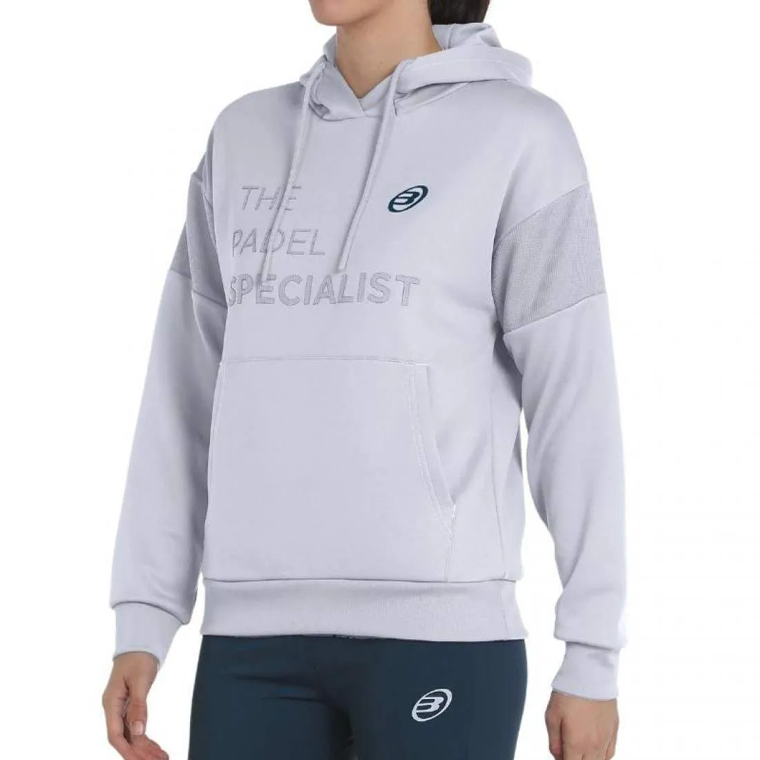 Sudadera Bullpadel Naos Gris Azulado | Bullpadel