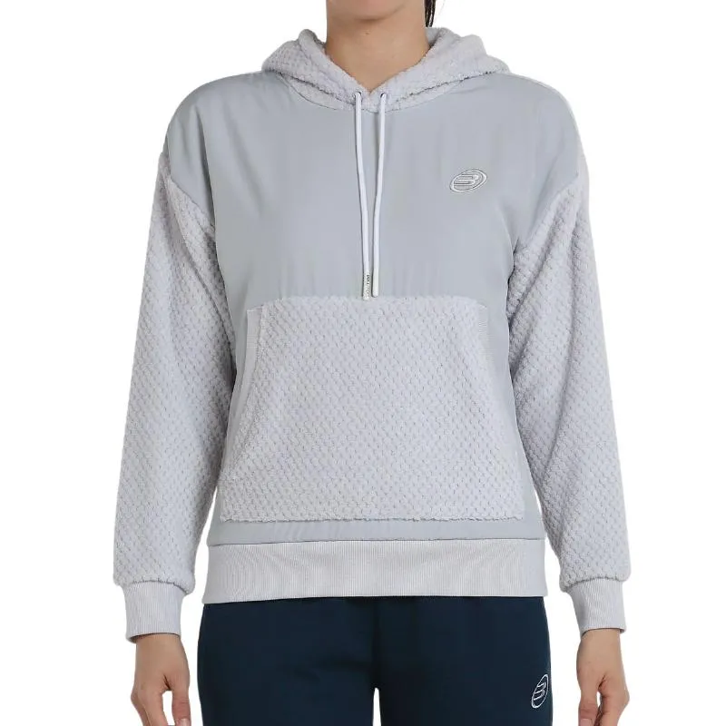 Sudadera Bullpadel Neda Gris Perla | Bullpadel