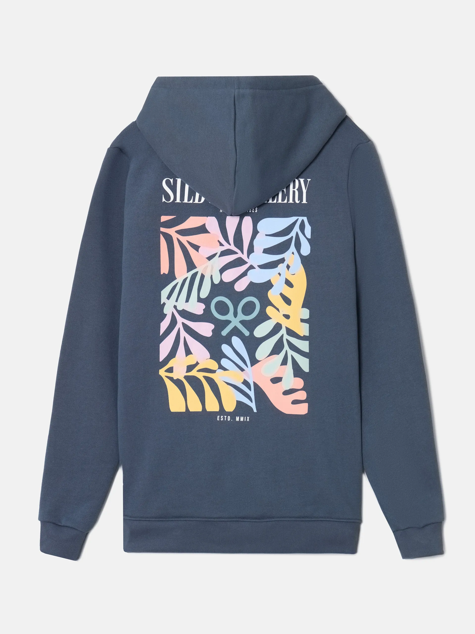 Sudadera capucha silbon gallery azul marino