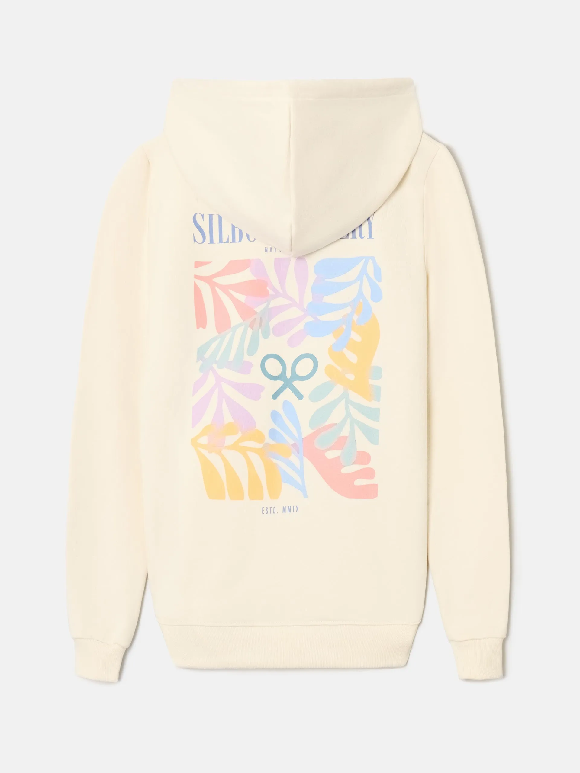 Sudadera capucha silbon gallery crema