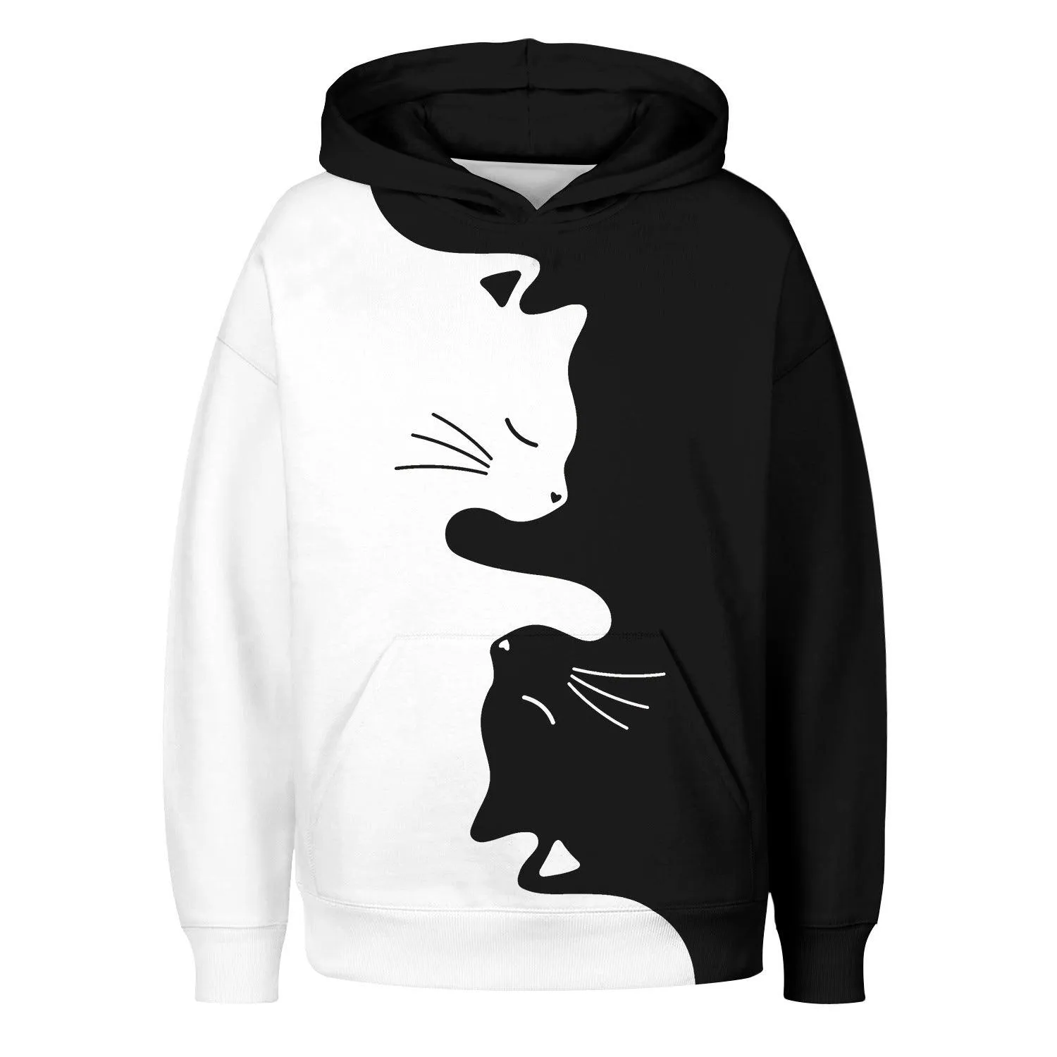 Sudadera con capucha con estampados