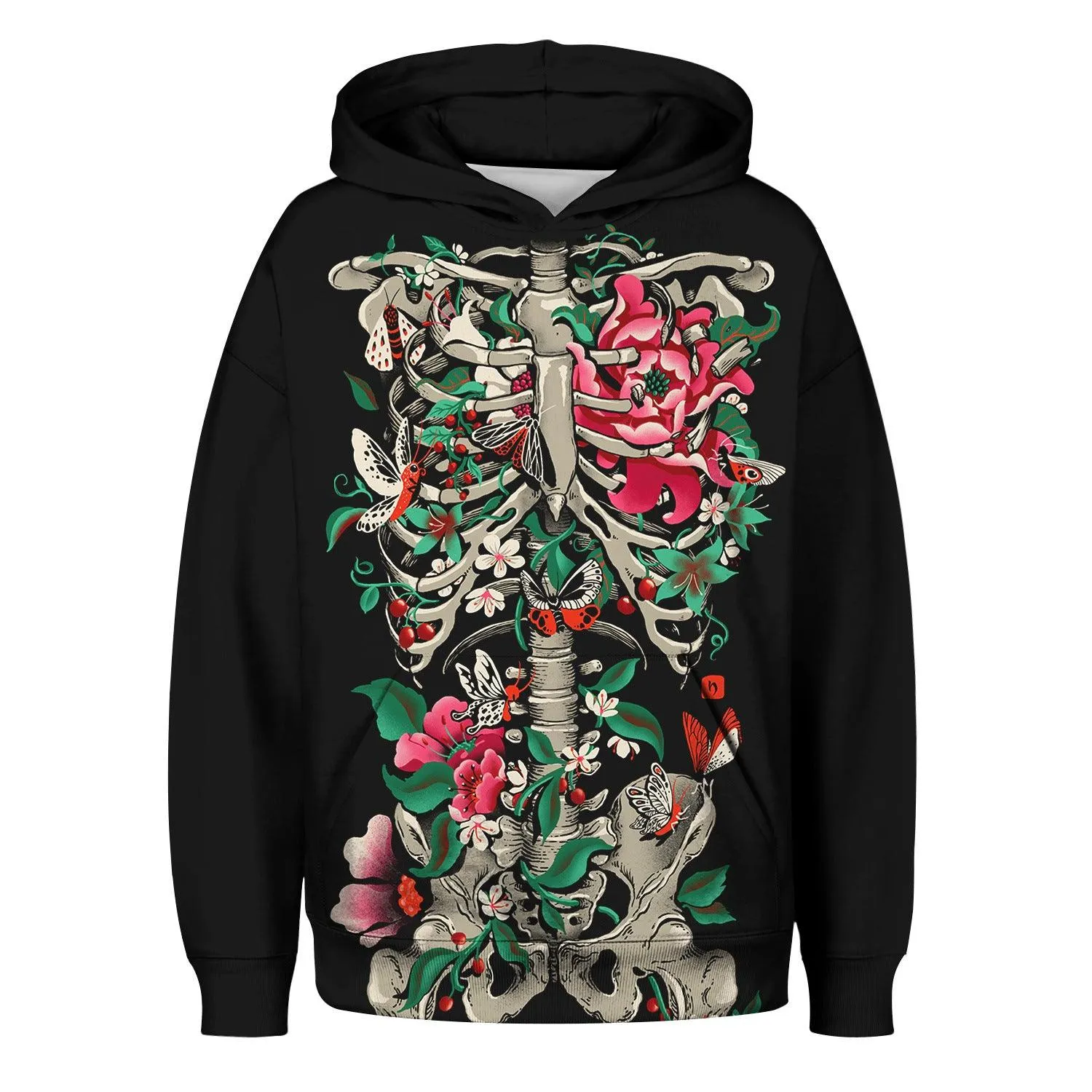 Sudadera con capucha con estampados