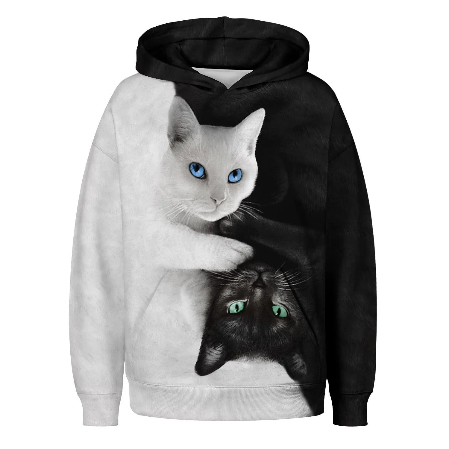 Sudadera con capucha con estampados