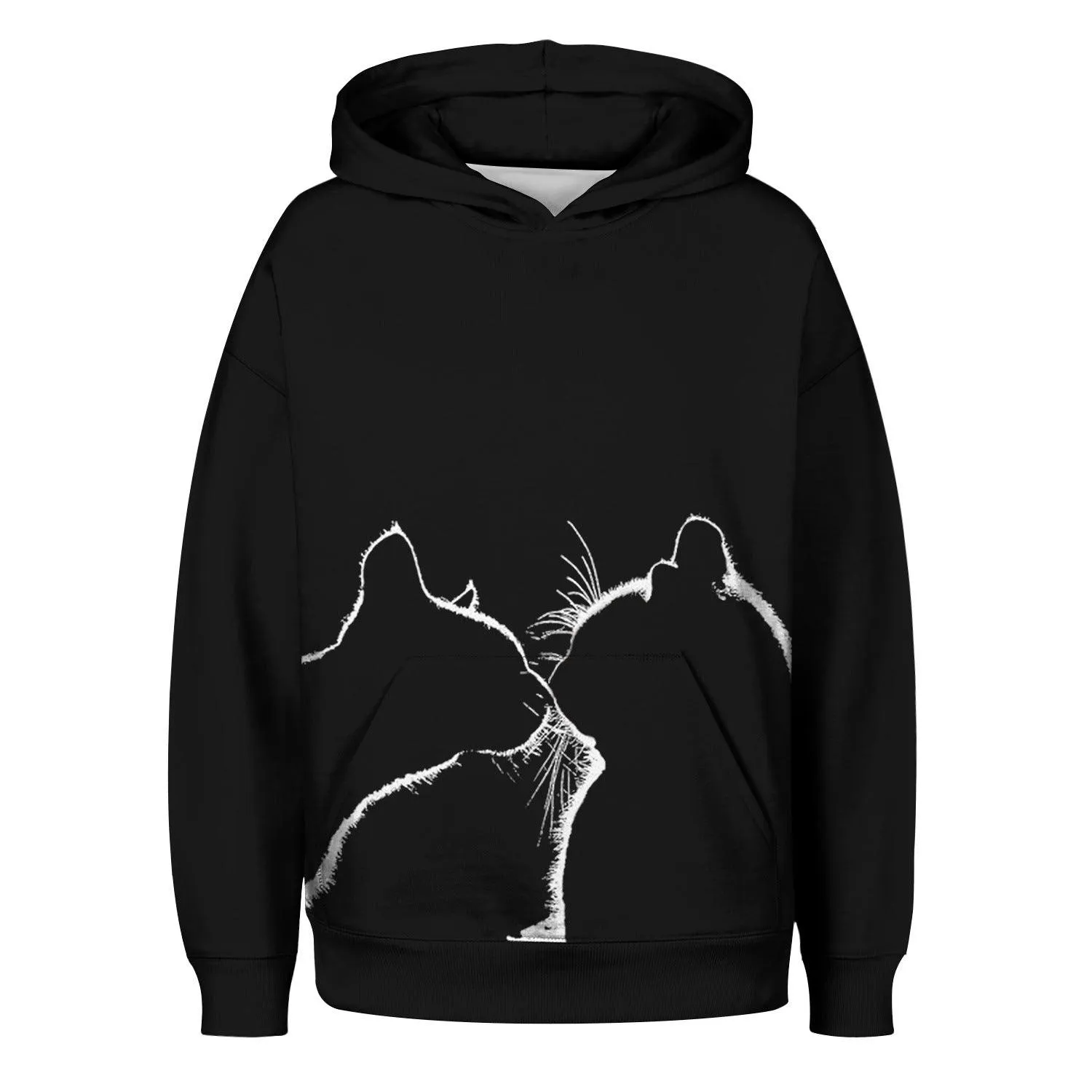 Sudadera con capucha con estampados