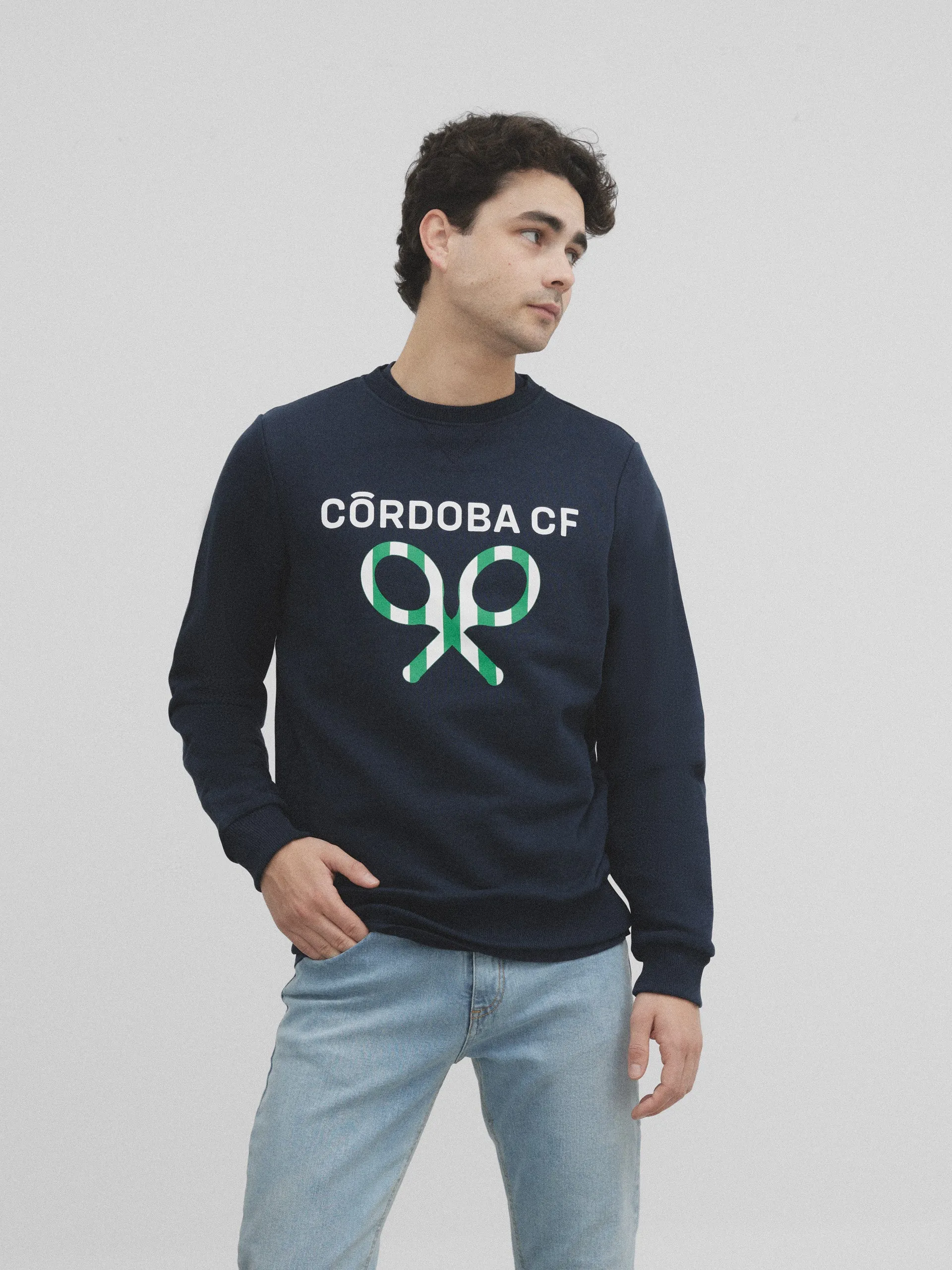 Sudadera cordoba cf azul marino