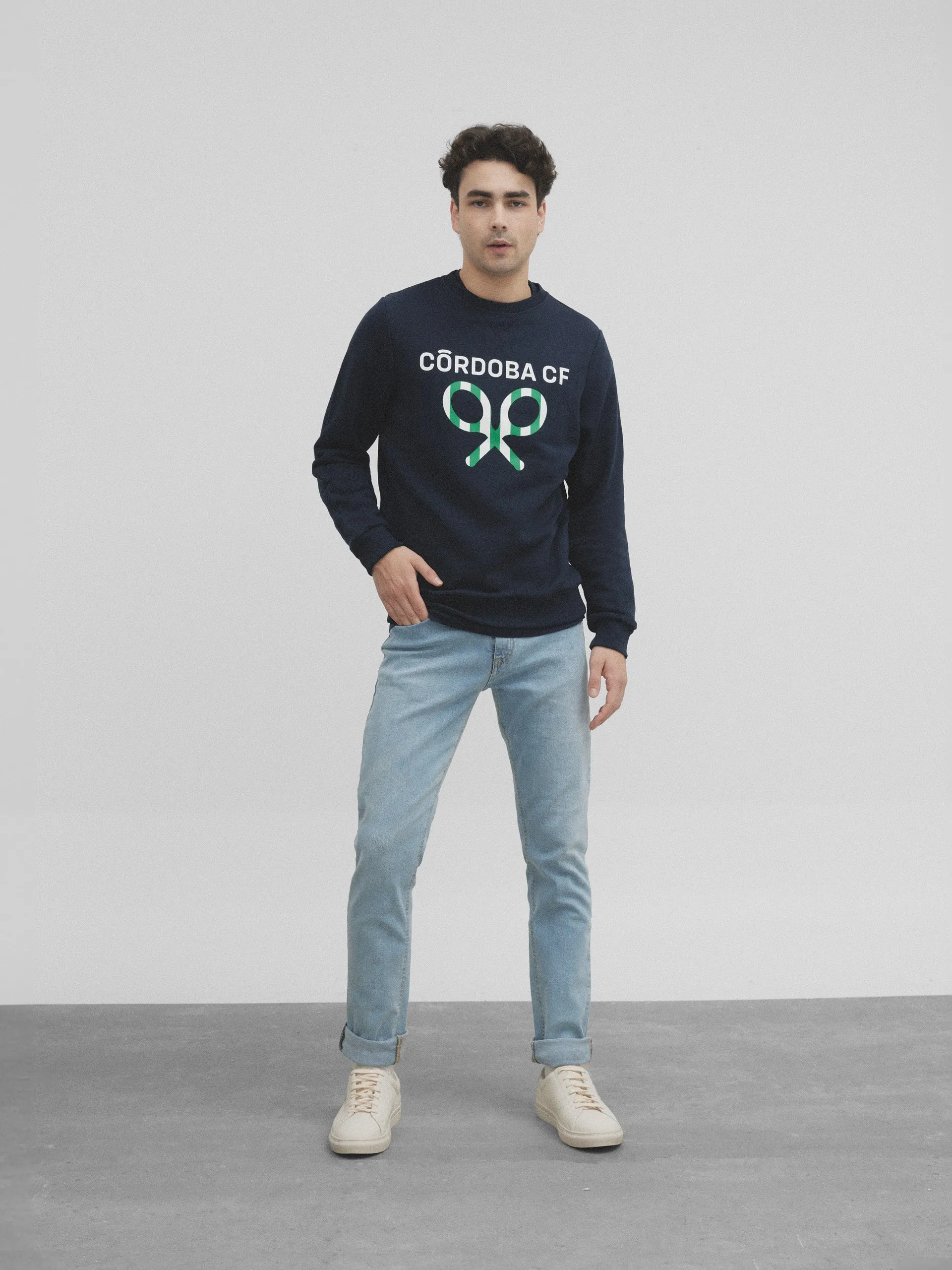 Sudadera cordoba cf azul marino