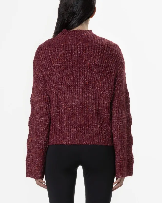 Sudadera de punto Dkny DJ4R0420 Burdeos
