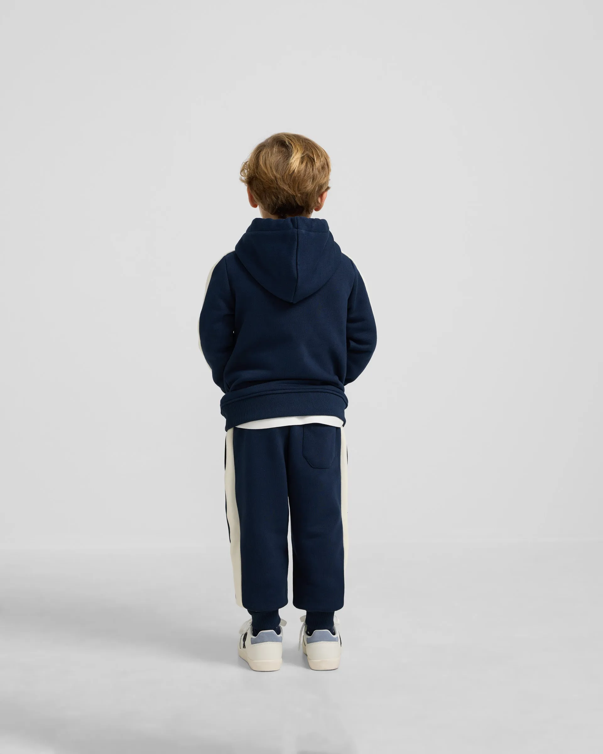 Sudadera deportiva kids bolsillo canguro azul marino