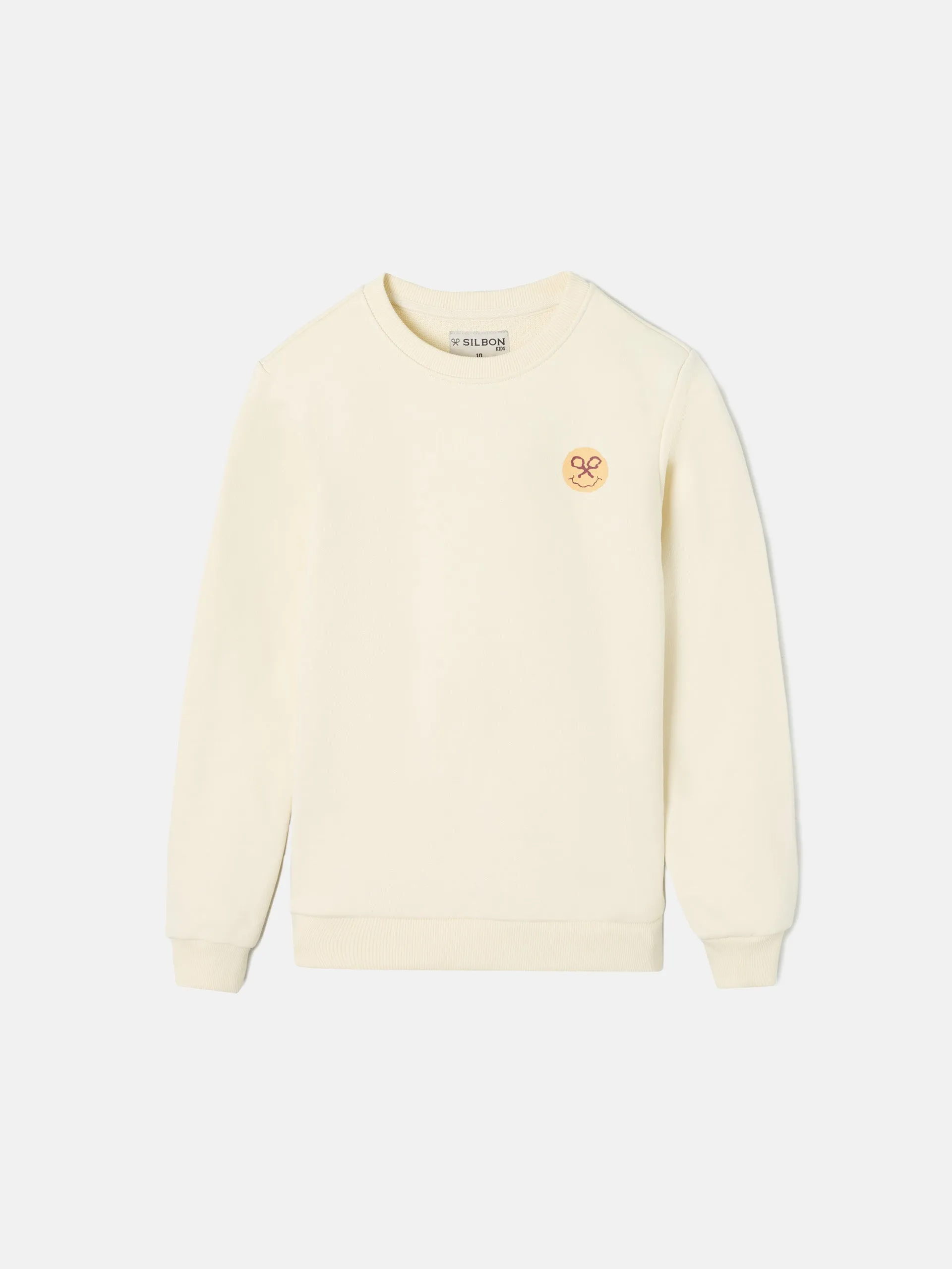 Sudadera kids melted smile crema
