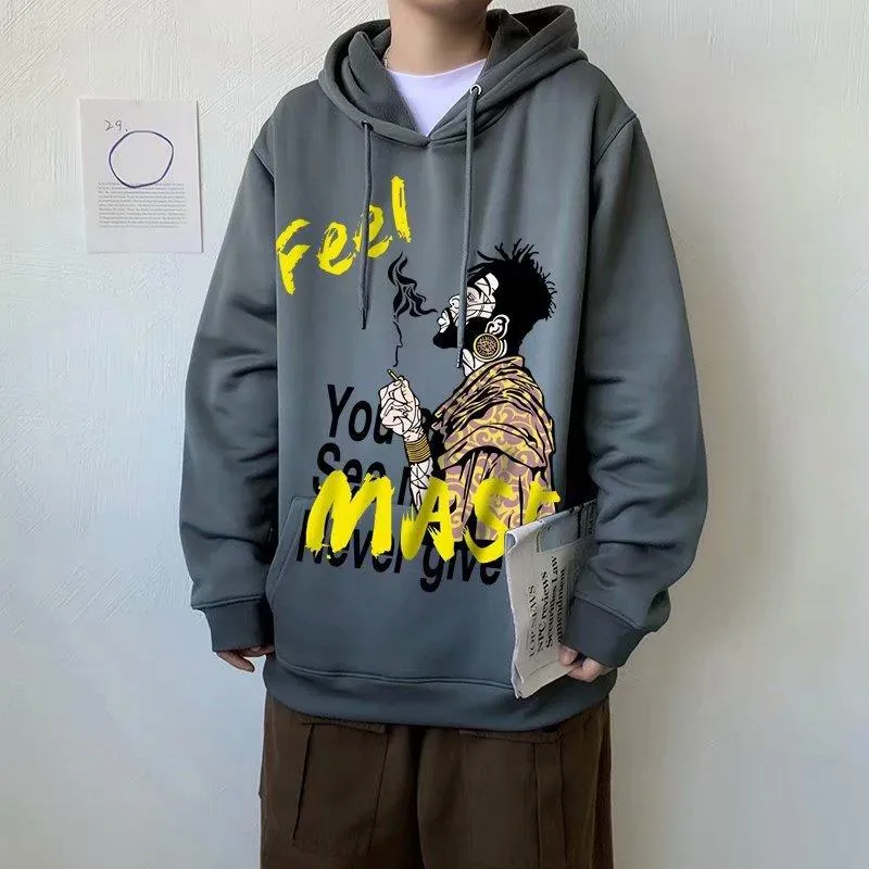 Sudadera polar con capucha varios estampados