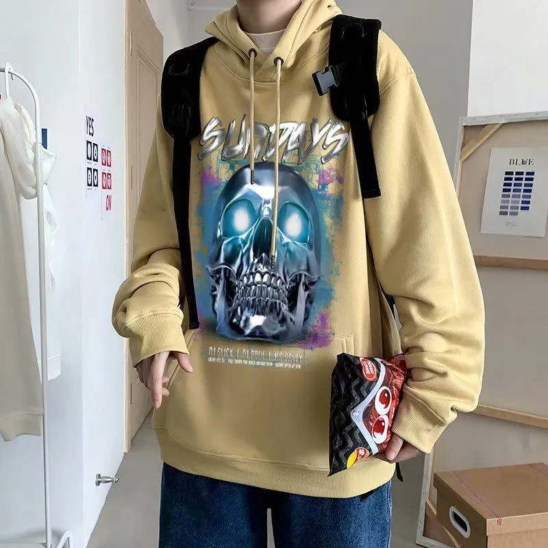 Sudadera polar con capucha varios estampados